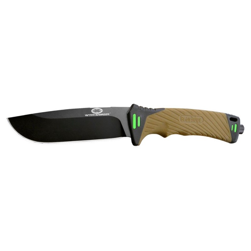 Witharmour Nightingale fixed Blade Tan knife, Tactical Knives.