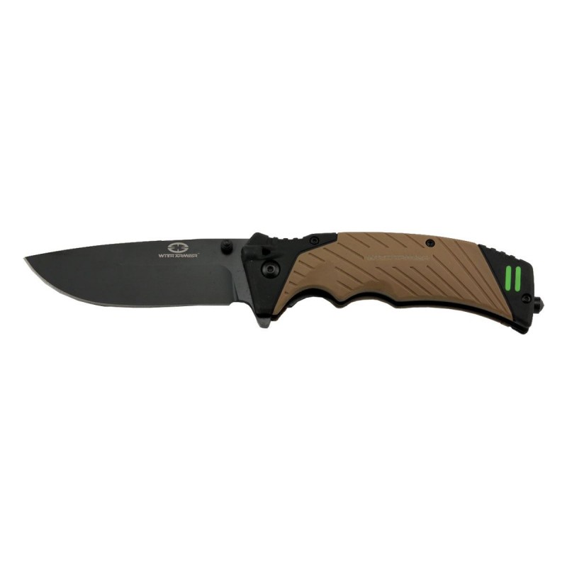 Witharmour Nightingake folding tan, Survival Knives.