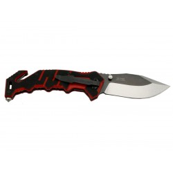 Witharmour Rescuer Black/red knife, emergency knives.