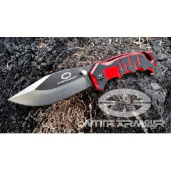Coltello Witharmour Rescuer Black/red, coltello emergenza (rescue knives)
