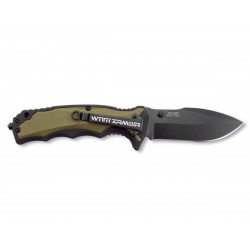 Witharmour Tiger Shark Black / Tan Messer, Militärmesser (taktische Messer)