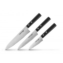 Samura 67 3-piece knife set (cook-fillet-paring knife)