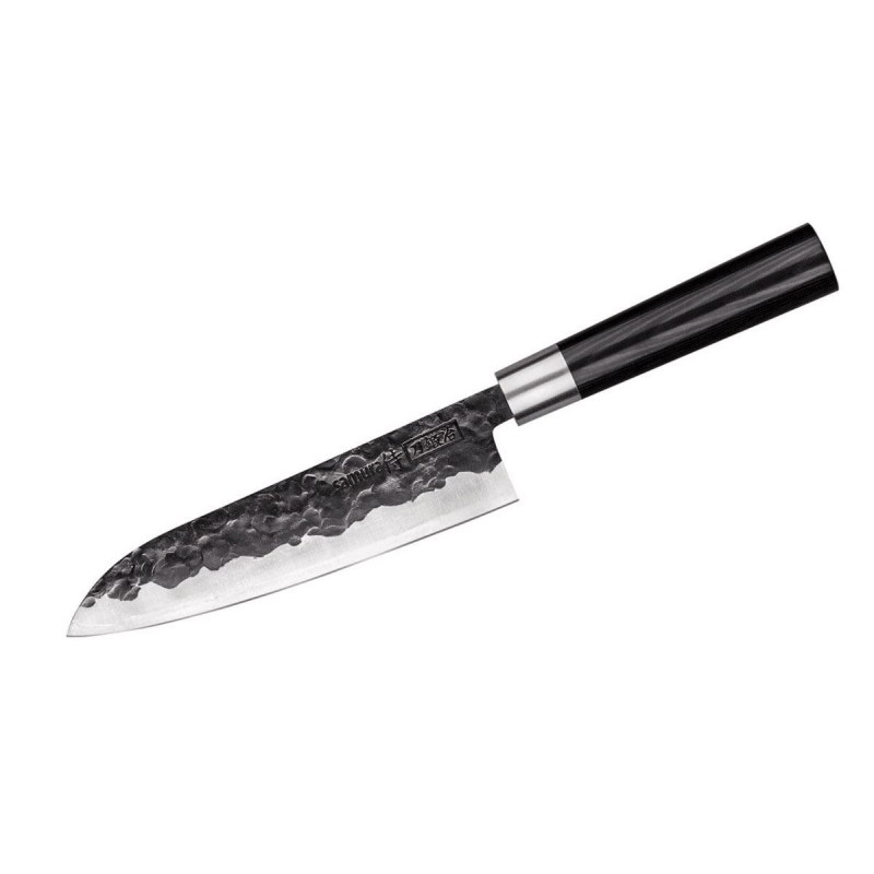 Samura Blacksmith kitchen knife, Santoku knife. Cm 18.2