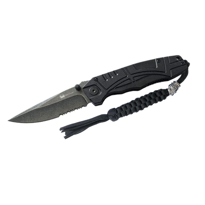 Coltello militare Prezioso Audax Total Black