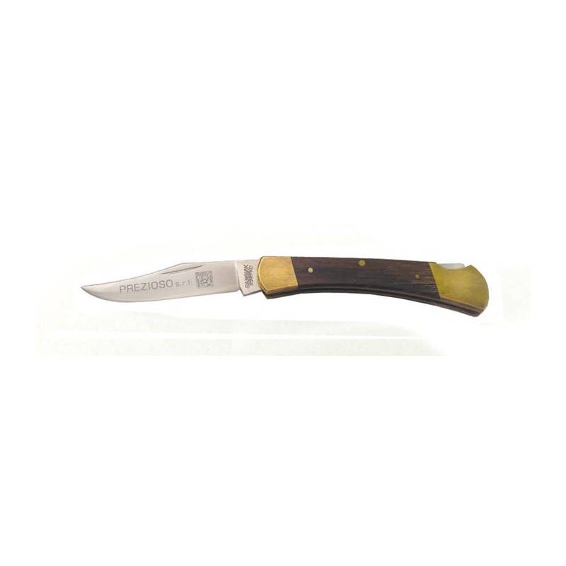 Couteau vintage précieux, fabriqué avec manche en bois cm 17,5