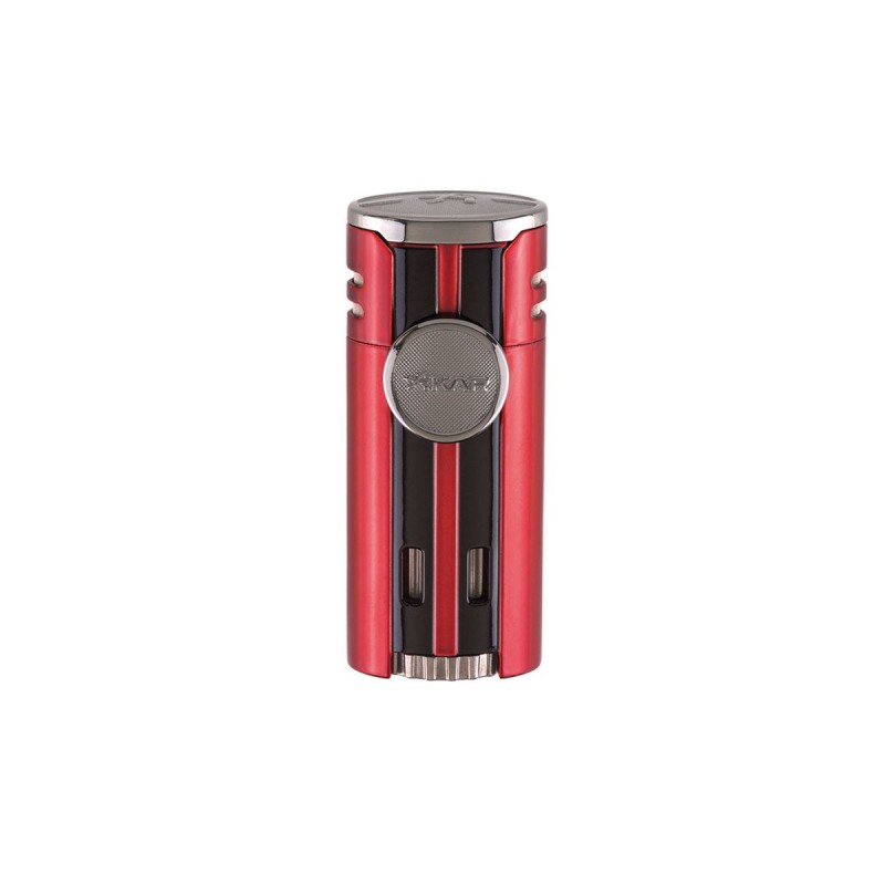 Cigarette lighter HP4 quad Daytona Red, Xikar