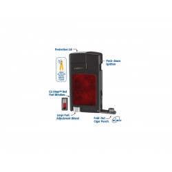 Feuerzeug Jetflamme Xikar, forte soft flame burl