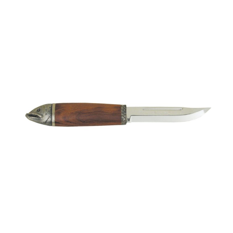 Coltello Marttiini da collezione modello “pesce d'argento”, coltello in stile lappone