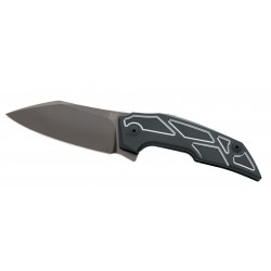 Fox Phoenix knife, military knife with titanium handle, Design Tashi Bharucha