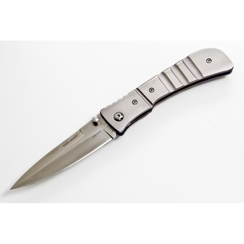 Couteau Tighe "PAN" Clip point, Lone Wolf Knives