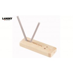 Lansky Diamond LDTB2 turn-box, knife-sharpened diamond bars.