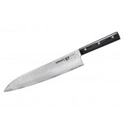 Coltello Samura Damascus 67, coltello da Chef 24 cm