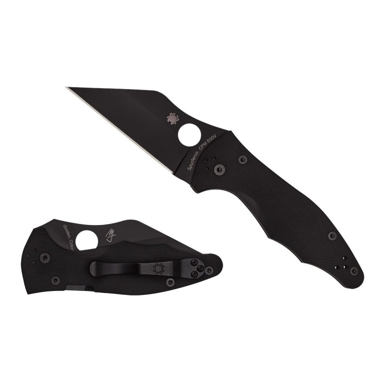 Spyderco Yojimbo 2 BLACK Blade Plain C85GPBBK2