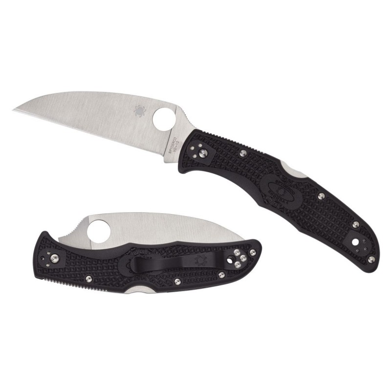 Spyderco ENDURA 4 FRN Black Wharncliffe Plain C10FPWCBK