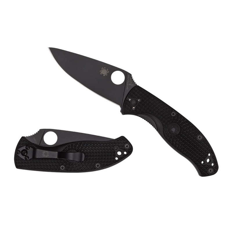 Spyderco Tenacious Frn Black Blade Plain C122PBBK