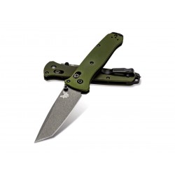 Benchmade Bailout 537GY-1 Green Tanto Plain