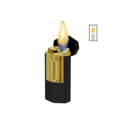 Feuerzeug Jetflamme, Xikar Meridian soft flame black / gold