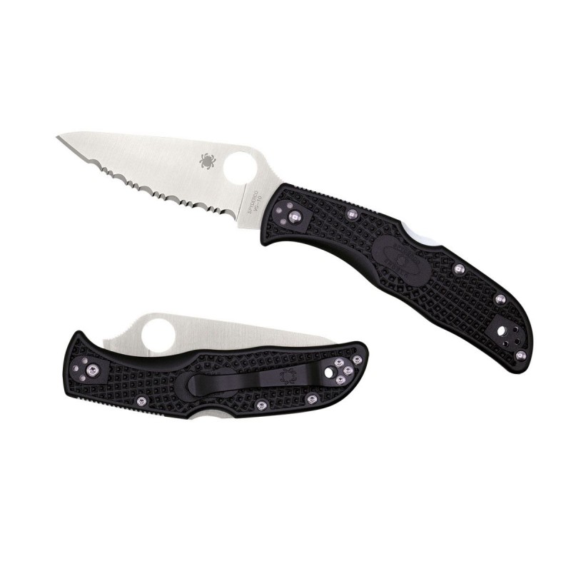 Spyderco Endela FRN Black Serrated C243SBK