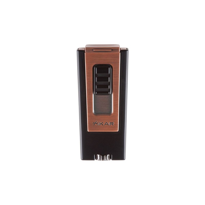 Xikar Trezo Triple cigarette lighter in Black / Vintage Bronze