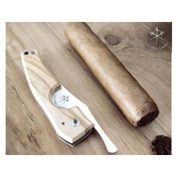 Les Fines Lames Le Petit Olive Wood Cigar Cutter