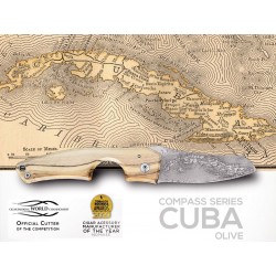 Les Fines Lames Le Petit Compass-Cuba Olive Cigar Cutter