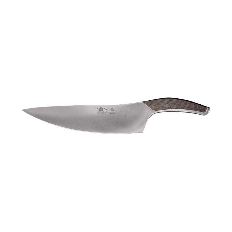 Gude Synchros con manico in Oakwood, coltello da Chef 23 cm.
