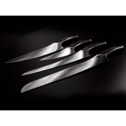 Gude Synchros manche Oakwood, couteau à découper 26 cm.
