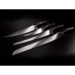 Gude Synchros with Oakwood handle, 26 cm carving knife.