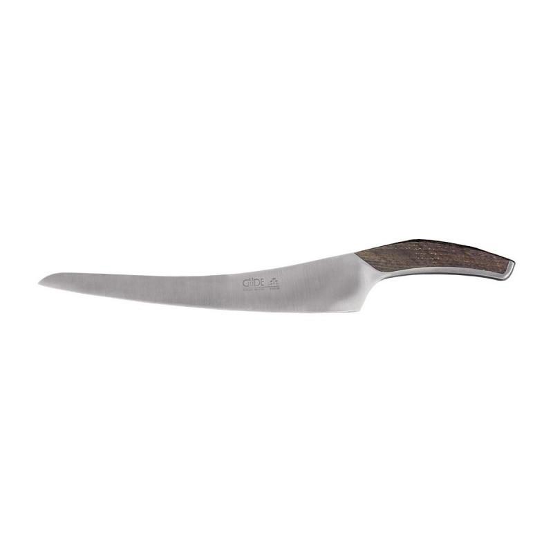 Gude Synchros manche Oakwood, couteau à découper 26 cm.