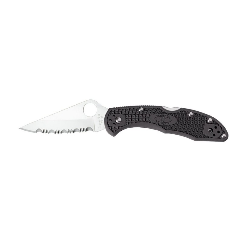 Spyderco Delica 4 FRN Black Serrated C11SBK