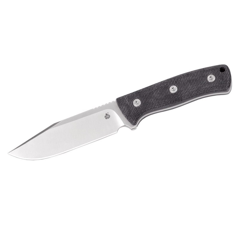 QSP Bison QS134-C Fixed Blade Black Micarta