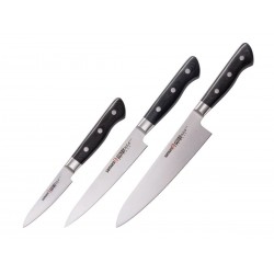 Set 3 pièces Samura PRO-S (Couteau de Chef - Couteau à Filet - Pelucchino)