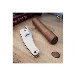 Les Fines Lames Le Petit CURLY Maple Wood Cigar Cutter
