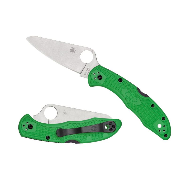 Spyderco Salt 2 Frn Green Plain C88FPGR2