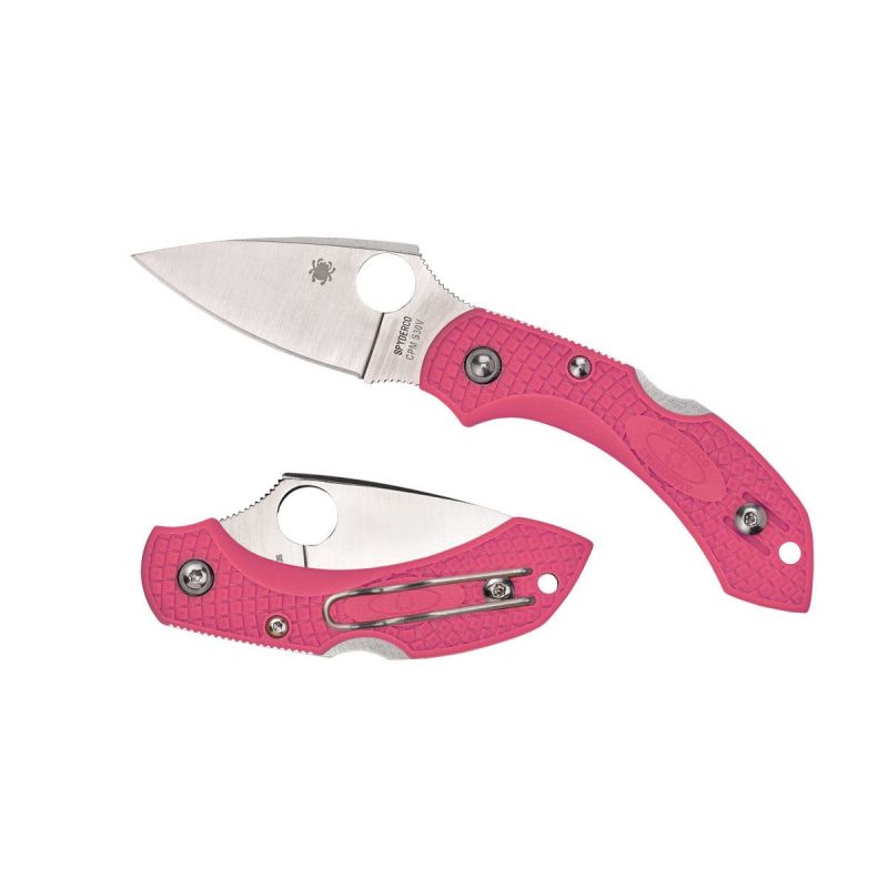 Spyderco Dragonfly 2 Frn Pink Plain S30V C28FPPNS30V2