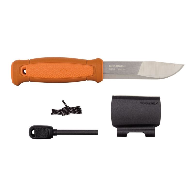 Morakniv Kansbol Burnt Orange con kit di sopravvivenza (13913)