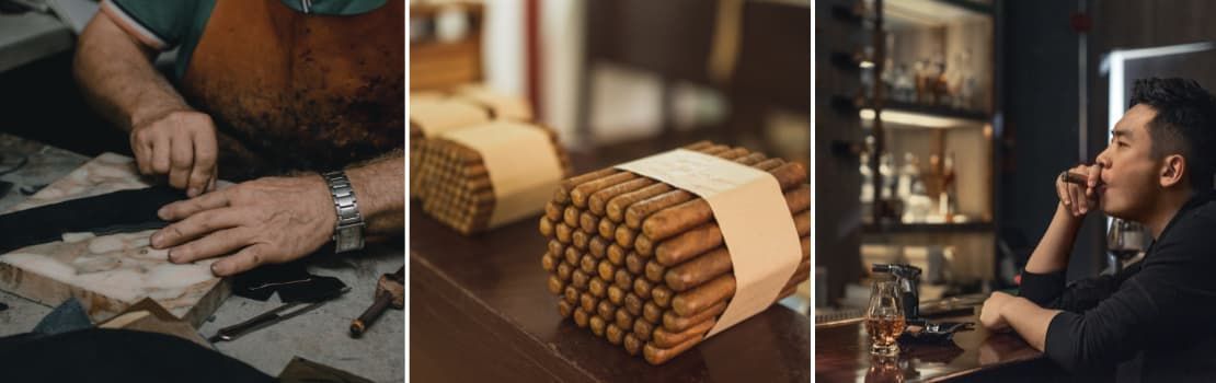 Cigar holder - Leather cigar case
