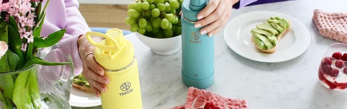 Takeya 18 oz Canary Actives Insulated Water Bottle