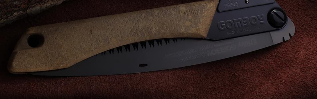Silky Gomboy the lightweight and compact folding handsaw.