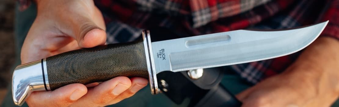 Buck 119 knife, the fixed blade knife for your outdoor.