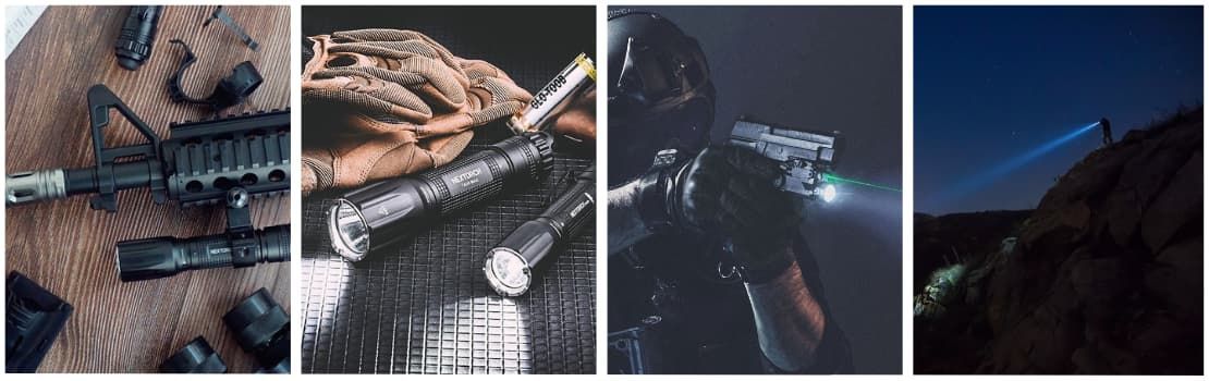 Tactical flashlights for the outdoors, the best models for survival