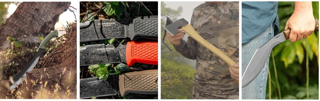 CONDOR Tool & Knife, Machetis, Survival Knives, Axes & More!