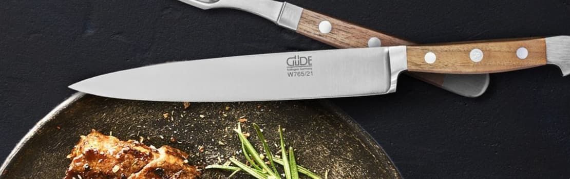 Couteaux de cuisine allemands, Güde Alpha Olive.