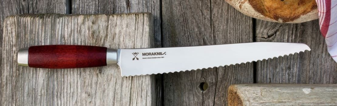 Morakniv professional kitchen knives, on knife park.