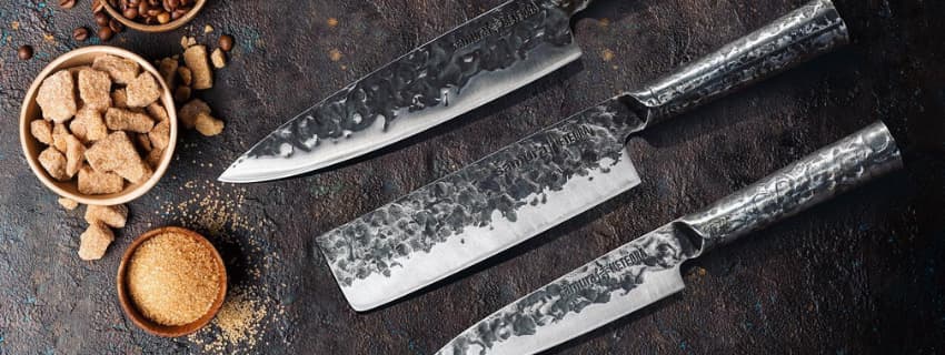 Acquista Set di coltelli da cucina professionali in acciaio